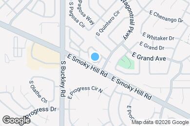 Map image of the property - 17158 E Whitaker Dr