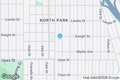 Map image of the property - 3576 Grim Ave