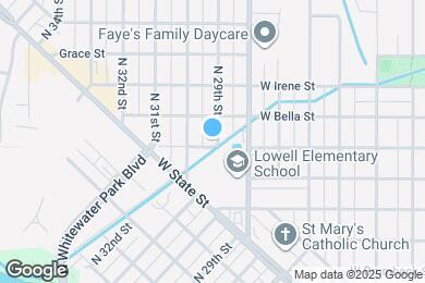 Map image of the property - 1603 N 29th St