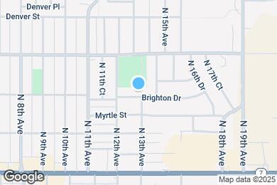 Map image of the property - 1297 Brighton Dr