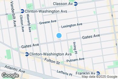 Map image of the property - 145 Gates Ave