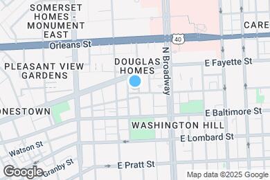 Map image of the property - 1524 E Fairmount Ave