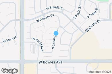 Map image of the property - 5736 S. Garland Way