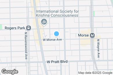 Map image of the property - 1628 W Morse Ave