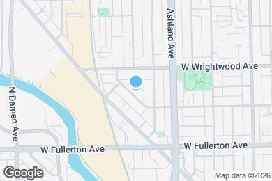 Map image of the property - 1730 W Altgeld St