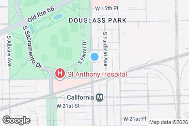 Map image of the property - 1829 S California Ave