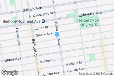 Map image of the property - 281 Lexington Ave