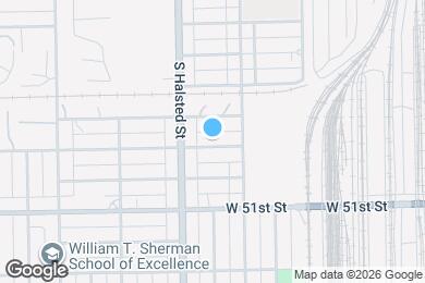 Map image of the property - 728 W 50th St