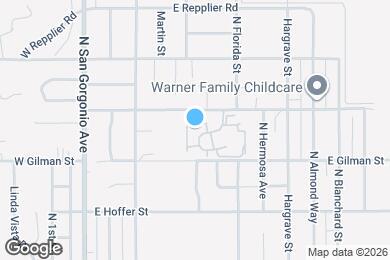 Map image of the property - 1329 Vista Serena Ave