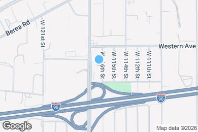 Map image of the property - 3058 W 116th St