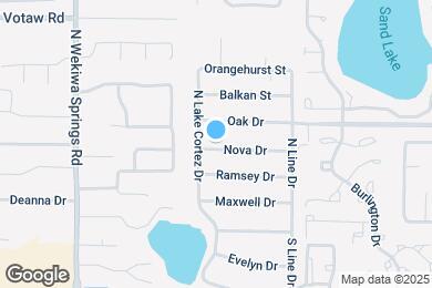 Map image of the property - 2625 Nova Dr