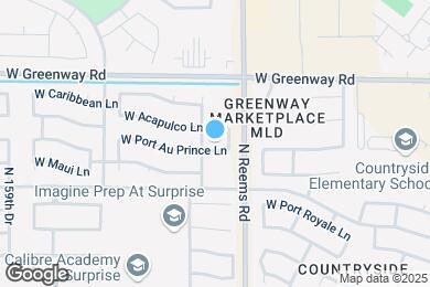 Map image of the property - 15552 W Port Au Prince Ln
