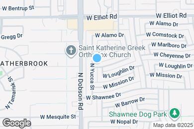 Map image of the property - 1824 W Cheyenne Dr