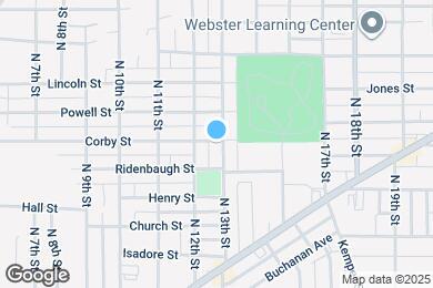 Map image of the property - 822 N 13th St