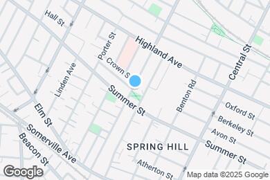 Map image of the property - 119 Lowell St