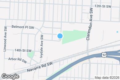 Map image of the property - 1367 Wertz Ave SW