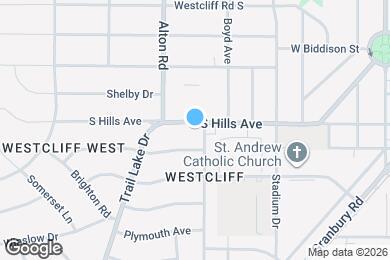 Map image of the property - 3517 South Hills Ave