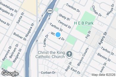 Map image of the property - 1721 Whiting Dr