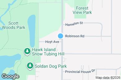 Map image of the property - 1941 Hoyt Ave