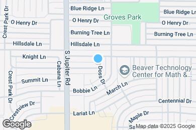 Map image of the property - 3301 Matador Dr