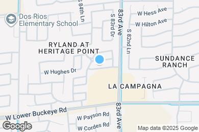 Map image of the property - 8338 W Hughes Dr