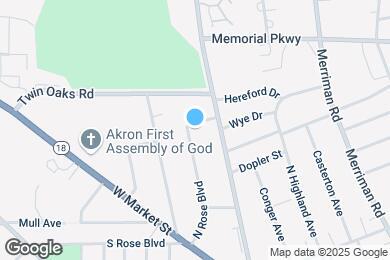 Map image of the property - 141 N. Rose Blvd