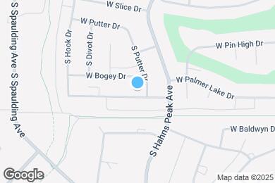 Map image of the property - 523 W Hook Dr