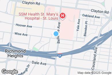 Map image of the property - 1141 Bellevue Ave