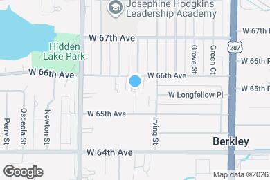 Map image of the property - 3394 W 66th Ave