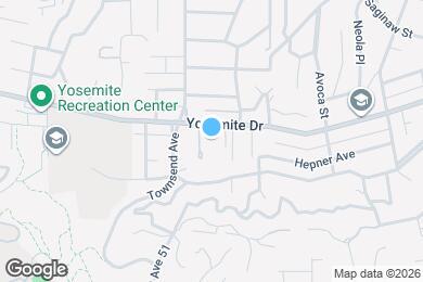 Map image of the property - 1570 Yosemite Dr