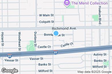 Map image of the property - 1525 Bonnie Brae Street