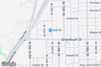 Map image of the property - 1516 N 13th St