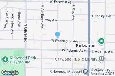 Map image of the property - 412 N Harrison Ave