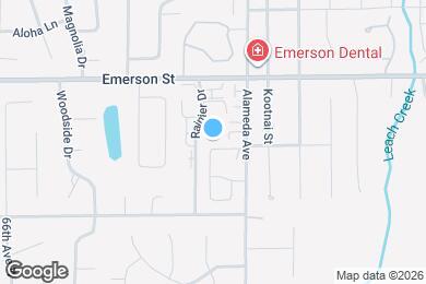 Map image of the property - 1471 Rainier Court