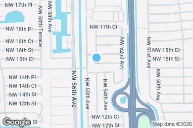 Map image of the property - 1501-1503 NW 54th Terrace