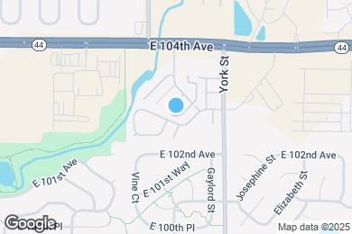 Map image of the property - 2085 E 103rd Ave