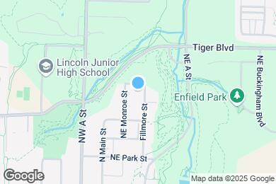 Map image of the property - 1251 Fillmore St