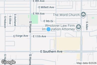 Map image of the property - 935 E 10th Dr