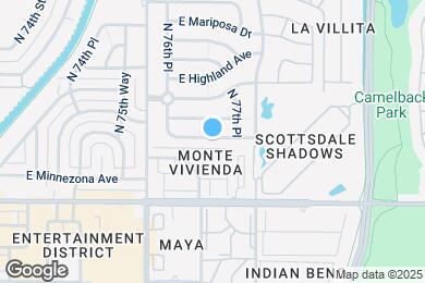 Map image of the property - 7707 E Meadowbrook Ave