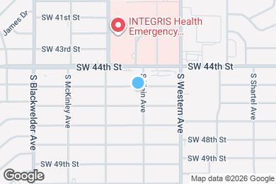 Map image of the property - 1004 SW 45th St