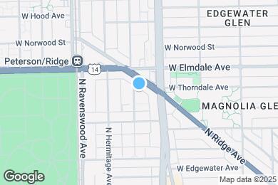 Map image of the property - 5941 N Paulina St