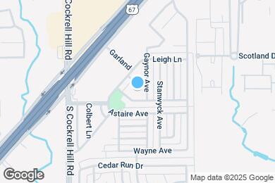 Map image of the property - 1022 Lamar Ave