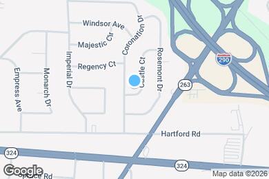 Map image of the property - 22 Castle Ct