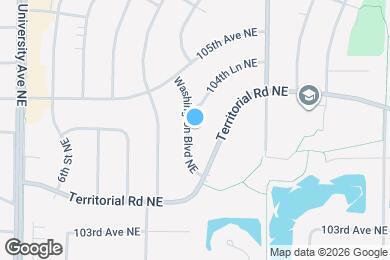 Map image of the property - 10450 Washington Blvd NE