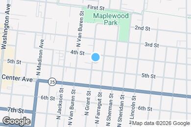 Map image of the property - 910 N Grant St