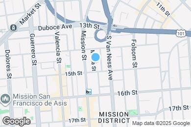 Map image of the property - 1363 Minna St