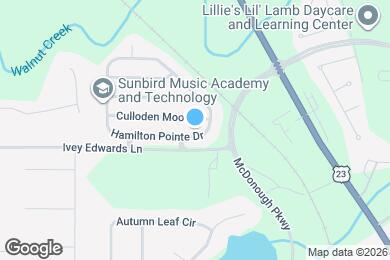 Map image of the property - 380 Hamilton Pointe Dr