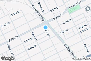 Map image of the property - 762 E 7th St