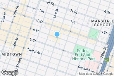 Map image of the property - 2315 1/2 L St