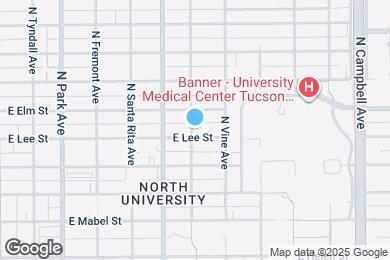 Map image of the property - 1401 E Lee St